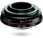 Lente de enfoque único estándar negra PENTAX HD Limited, liviana y delgada, de aluminio mecanizado de alto rendimiento y de alta definición, y SLR liviana de la serie K negro