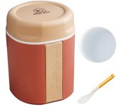 Taza para sopa, antical, a prueba de fugas, de doble capa, portátil, con aislamiento, para el almuerzo y el desayuno, suministros para el hogar 1 color rosa