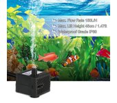 Bomba de agua sumergible 150L/H 2W para acuario, fuentes de mesa, estanque, jardines acuáticos e hidropónicos UK Plug