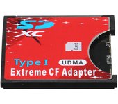 Adaptador de tarjeta SD a CF a convertidor de tarjeta Flash estándar tipo I, lector de tarjetas para cámara SLR, compatible con tarjeta SD WIFI