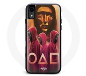 Coque Iphone XS Squid Game Masks Faces