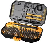 Juego de destornilladores de precisión 145 en 1 con puntas magnéticas hexagonales Phillips CR-V para reparación de teléfonos móviles, tabletas y PC.