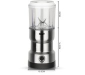 Exprimidor multifuncional, molinillo de granos eléctrico, molinillo en seco, taza de molienda ligera para el hogar, molinillo de café portátil
