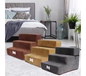 Escaleras para perros de 30 cm, escaleras para mascotas de 2 o 3 escalones, para perros pequeños, gatos, escaleras para mascotas, escaleras antideslizantes extraíbles, suministros para camas para mascotas