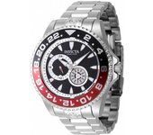 Reloj automático Invicta Pro Diver de acero inoxidable con esfera negra y bisel de Coca-Cola rojo y negro 47302 300M para hombre negro