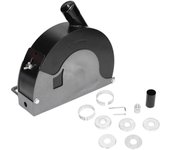 ¿Q?Amoladora Angular de 9 Pulgadas 230F Cubierta Antipolvo para Corte 230 Ranurado con Doble Disco de Sierra Corte en Seco