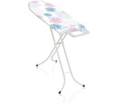LEIFHEIT 72577 Tabla de planchar Classic M Basic, tabla de planchar 120x38 cm, regulable en altura con soporte fijo para plancha
