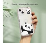 Funda protectora para iPhone 15 con diseño de panda de dibujos animados para Apple 14/13/11 - Funda anticaídas para teléfono móvil Panda 2. iPhone 14 PRO(6.1)