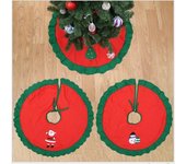 Adornos para árbol de Navidad Falda para árbol de Navidad Falda para árbol de Navidad de tela no tejida Delantal para árbol de Navidad Falda para árbol de Navidad de 90 cm
