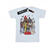 Star Wars Boys The Rise Of Skywalker Character Collage T-Shirt 9-11 Years blanco