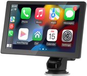 Estéreo portátil para automóvil, inalámbrico, con cable, CarPlay, Android Auto, unidad principal, pantalla de 9 pulgadas, Bluetooth 5.0, WiFi, transmisor FM, receptor multimedia, reproductor MP5