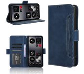 For Nothing CMF Phone 1 Funda de cuero con ranura para tarjeta y billetera multifunción para teléfono For Nothing Phone 2A 2 1 Funda protectora de silicona suave a prueba de golpes Nothing CMF Phone 1 negro