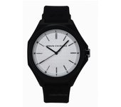 Reloj de cuarzo Armani Exchange AX4600 para hombre con correa de silicona y esfera blanca blanco