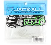 Señuelo blando Jackall Amiami Micro de menos de 1 pulgada en escamas transparentes (0208)