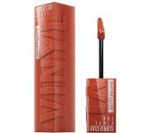 MAYBELLINE Vinyl Lip Ink 61 Lápiz labial de larga duración en tono naranja