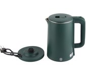 Hervidor eléctrico de acero inoxidable de 2,3 l, doble capa, antidesgaste, apagado automático, eléctrico.