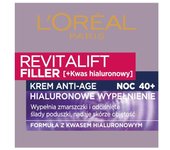 L'Oreal Paris Revitalift Filler Krem na noc, 50 ml