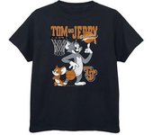 Tom y Jerry Niños Absolute Cult Camiseta de Baloncesto 12-13 negro