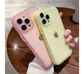 Funda transparente anticaída Candy Shell para iPhone 16 Pro Max y Apple 14/13 XS iPhoneXSmax púrpura oscuro