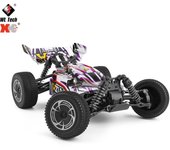 Wltoys XKS 144016 1/14 Coche de control remoto Coche de carreras de alta velocidad de 35 km/h Batería de 1500 mAh 2,4 GHz 1 battery púrpura