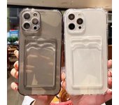 Funda transparente anticaídas con protección en las cuatro esquinas para iPhone 16 Pro Max – Apple 15 Advanced Apple 12PRO blanco transparente