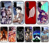 Funda DT9 Attack On Titan para OPPO Reno 8 6 5 4 Pro Find X3 A17 A31 A38 A40 A53 A54 A55 A74 A76 A78 A77 A80 A94 A95 A96 Lite funda suave negra OPPO A8 ébano