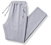 Pantalones deportivos de fitness para hombre, pantalones deportivos con cintura elástica, pantalones de algodón, pantalones holgados XXL