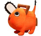 Muñecos colgantes de Pochita para hombre con motosierra de 25/40cm, juguete de peluche de dibujos animados, almohada de Pochita, juguete suave de peluche para regalo de cumpleaños para niños 25cm