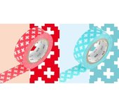 Masking Tape MT cross - carmine x light blue - Masking Tape (MT) Multicolore - Assort