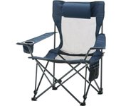 VECELO - Silla de camping compacta, plegable y para exteriores, con taza, ideal para acampar en solitario, ideal para la convergencia y la capacidad de carga.