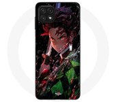 Coque Maniacase pour Samsung Galaxy A22 5G Demon Slayer Tanjiro Kamado énervé manga anime