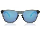 Oakley Gafas de sol unisex polarizadas Frogskins 9013f6 Oo9013 Transparent Black/55