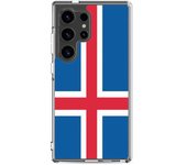 Coque Téléphone - Samsung - Galaxy S23 Ultra - Drapeau Islande - Souple - Multicolore