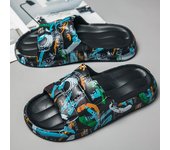 36-47 Tamaño de los hombres de moda y de moda al aire libre zapatos de playa sandalias zapatillas sandalias casuales y zapatillas de casa 36/37 blanco