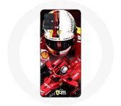 Coque pour Samsung Galaxy A71 Formule 1 Sebastian Vettel F1 Rouge