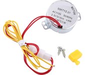 1 motor de incubadora con volteador de huevos CW/CCW con conector(110V) 110V