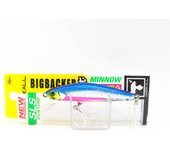Señuelo hundido Jackall Big Backer Fit Minnow 70 18 gramos Azul y rosa (2172)
