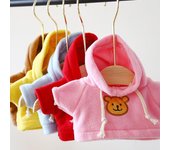 Juguete de peluche pequeño suéter oso de peluche suéter ropa de muñeca de dibujos animados rojo