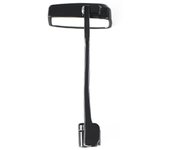 Espejo retrovisor para bicicleta, gafas para montar en bicicleta, mini espejo retrovisor portátil para montar en casco, 360 grados negro