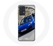 Coque Maniacase pour Samsung Galaxy A32 4G Formule 1 McLaren Voiture Bleu