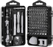 Juego de destornilladores de precisión 115 en 1, herramienta de reparación multifunción profesional con 98 puntas de destornillador magnéticas para gafas de iPhone