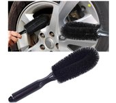 1 cepillo para limpiar ruedas de coche, cepillos para limpiar neumáticos, herramientas, limpiador de llantas de coche, mango para plumero, cepillo para limpiar ruedas de camión y motocicleta
