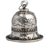 Nueva campana de plata Morgan Dollar, colgante decorativo para Halloween y Navidad, adornos coleccionables de plata, campanas colgantes.
