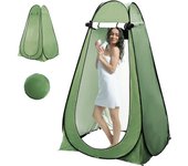 Pejevir Cambiante Plegable Fácil de Instalar 1 2 Ducha Simple UV No al Aire Libre Para Ultra Desastre Bolsa de Almacenamiento Simple Incluida Tienda de Campaña, Tienda de Campaña Emergente, Arriba, Puerta, verde
