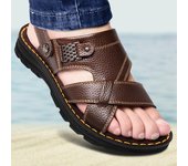 Ordene una talla más, sandalias para hombre, zapatos de playa para hombre, zapatos casuales de marca para hombre, zapatillas para hombre, zapatillas, zapatos de verano, chanclas 40 marrón