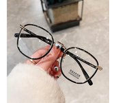 Gafas de sol de las mujeres de los vidrios de la luz anti-azul de los hombres del marco plano del marco redondo pequeño