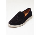Mocasines de hombre Krula 8033 40 ante negro 40 negro