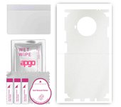 apgo Protective Skin Sticker for the back+sides compatible with Xiaomi Mi 10T Lite 5G, Full Wrap Film, Foil, Vinyl - Pattern Matte Transparent