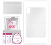 apgo Ultra Clear Protective Skin Sticker for the back compatible with Xiaomi Pad 5 Pro 12.4, Wrap Film, Hydrogel Film, Flexible, Soft TPU with positio