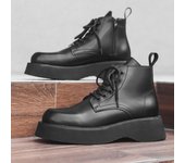 Botas Martin para hombre, botas cortas informales retro de altura media, botas grandes, botas de trabajo británicas 66591-R 38